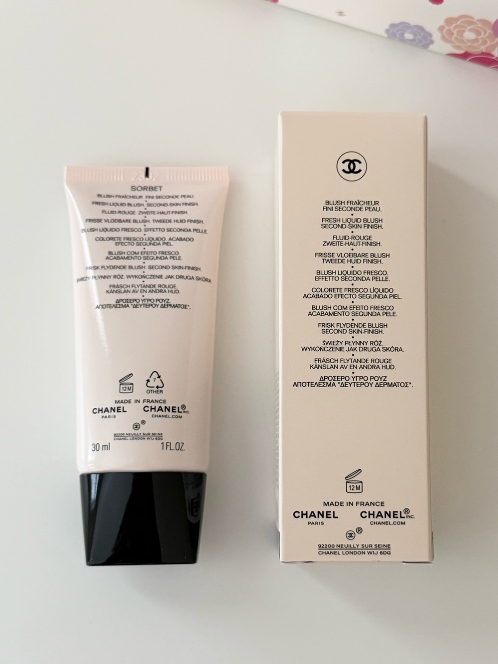 NWT Chanel Les Beiges Healthy Glow Blush, Sorbet - Picture 3 of 11